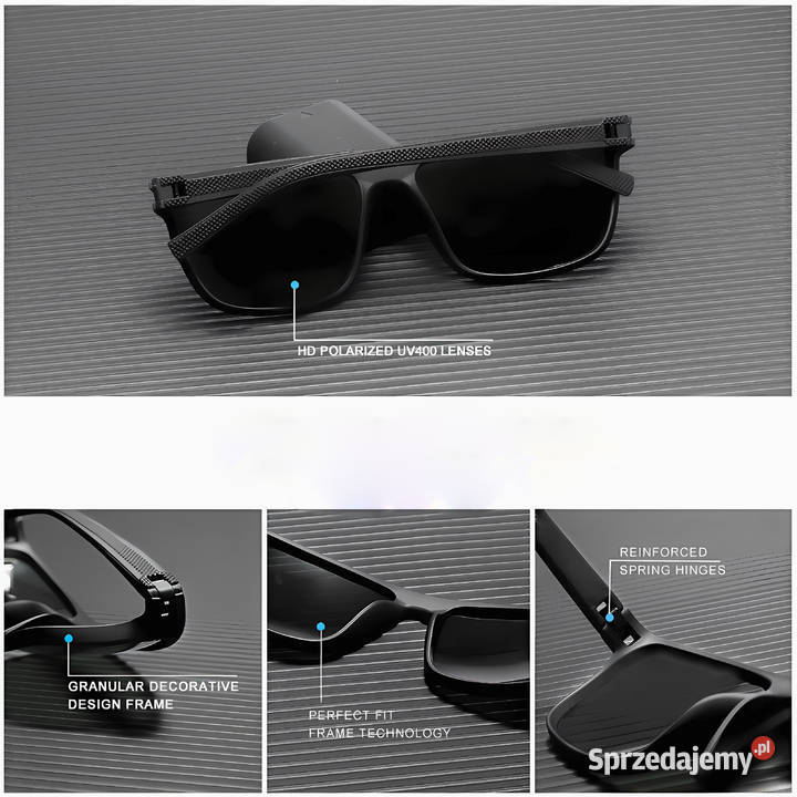 OKULARY PRZECIWSŁONECZNE Polaryzacyjne HD śląskie Mysłowice