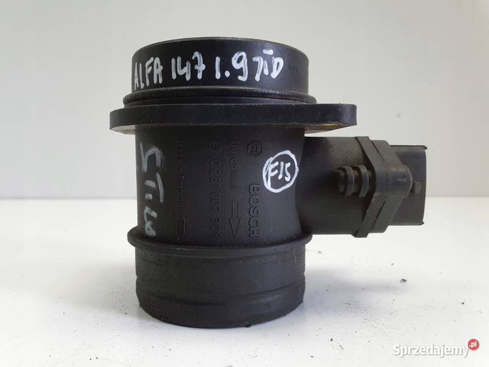 PRZEPŁYWOMIERZ Alfa Romeo 147 19 JTD POWIETRZA Rudka