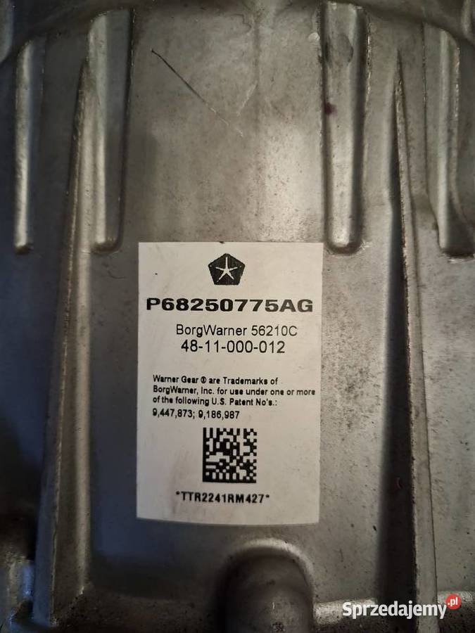 Reduktor dodge ram 1500 2021 15 P68250775AGa Sierakowice