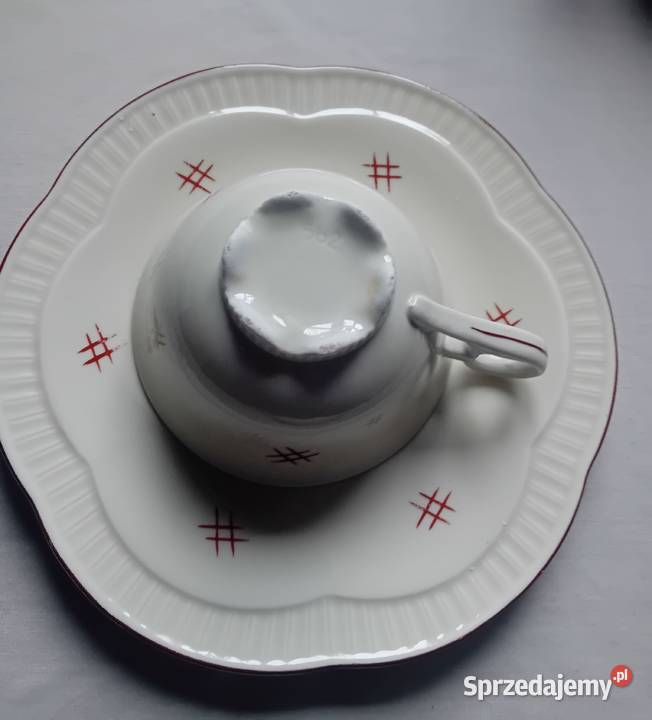 Zestaw śniadaniowy tio art deco Niemcy okres wielkopolskie