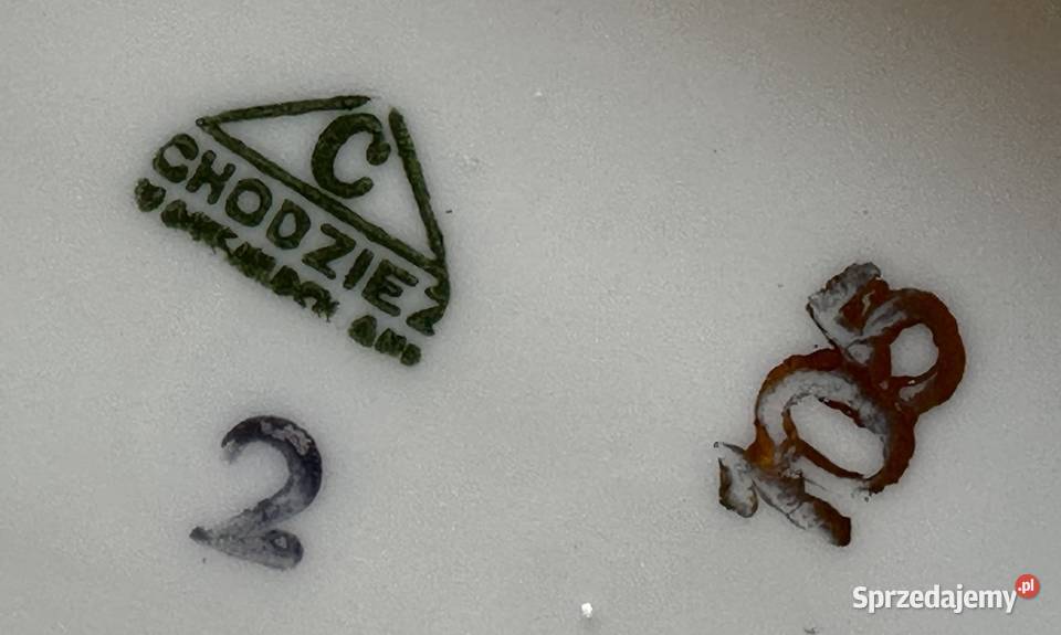 Sosjerka porcelanowa Chodzież z lat PRLu Łódź sprzedam