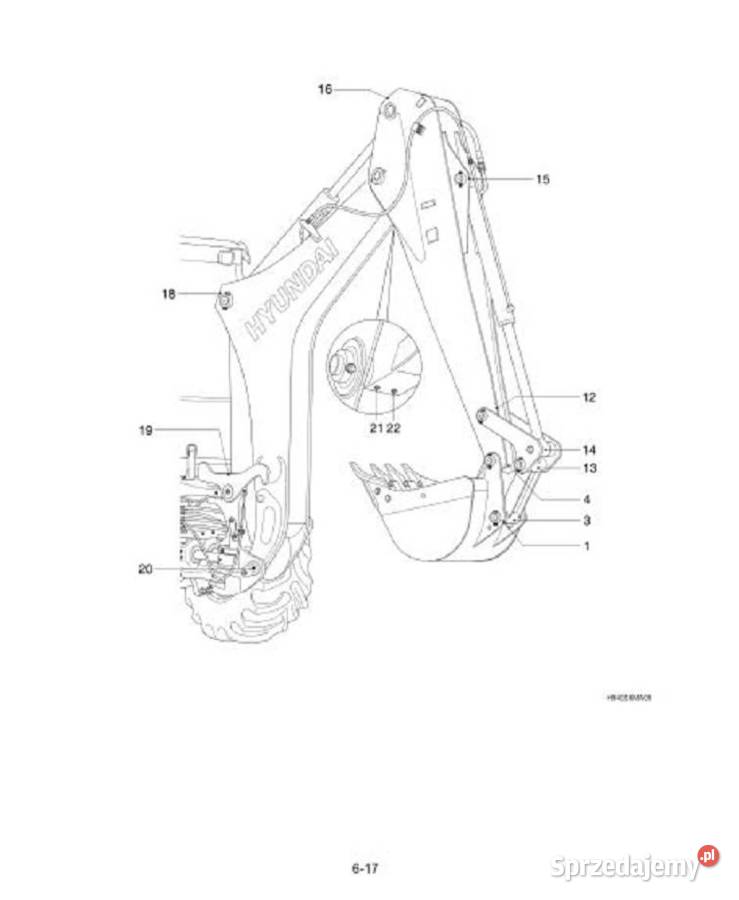 HYUNDAI H940S koparko ładowarka instrukcja świętokrzyskie Kielce