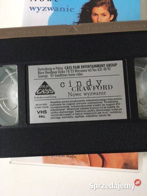 Ćwiczenia fitness Cindy Crawford VHS Kraków