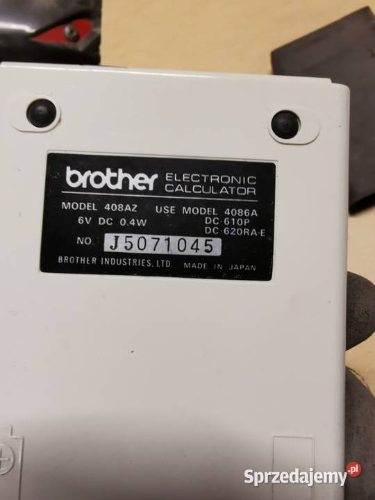 Stary sprawny kalkulator Brother Procal 408AZ Klepaczka