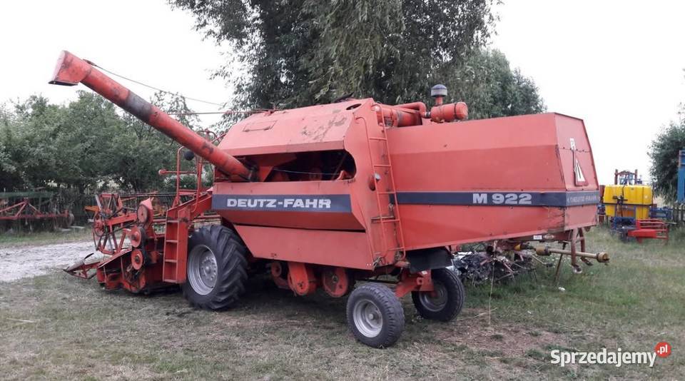 Kombajn zbożowy DeutzFahr M922 Fahr M900 mazowieckie Gościewicz