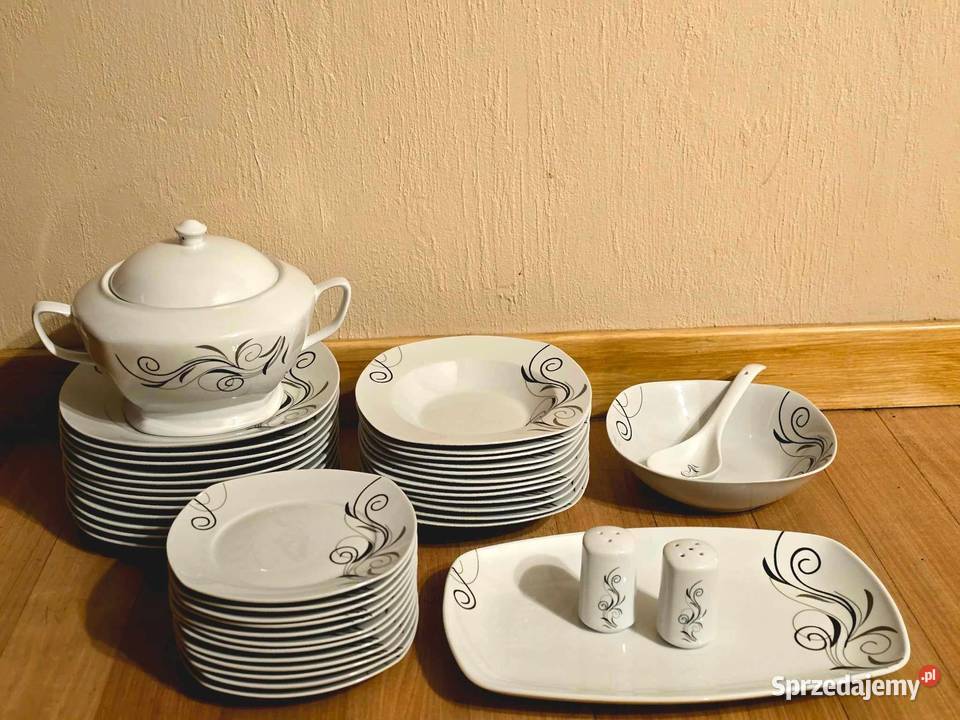 Serwis obiadowy 43el vc442 vc460 drzewa zachodniopomorskie Szczecin