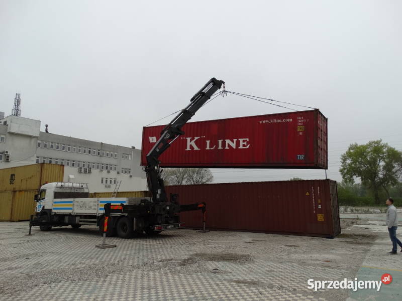 Kontener Morski 40 Plus Rozładunek Transport Magazynowanie Magazynowanie Świnoujście