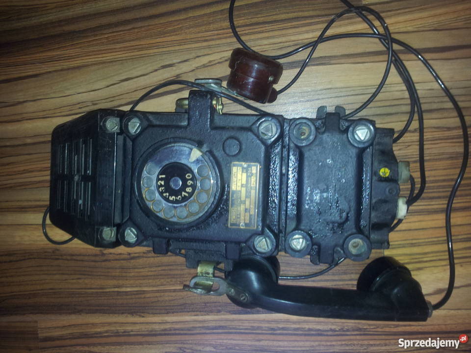 Stary kopalniany telefon działający Gdańsk