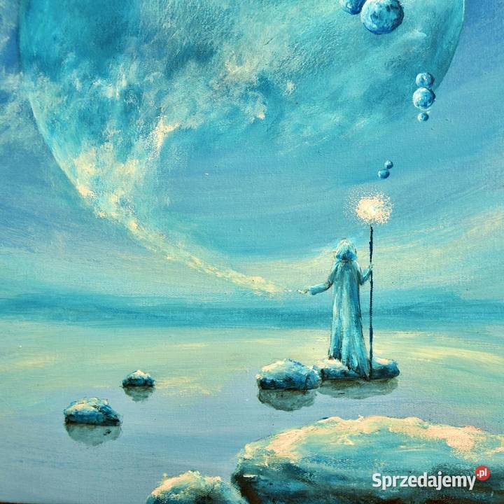 Powitanie X oryginalny obraz surrealizm realizm sprzedam