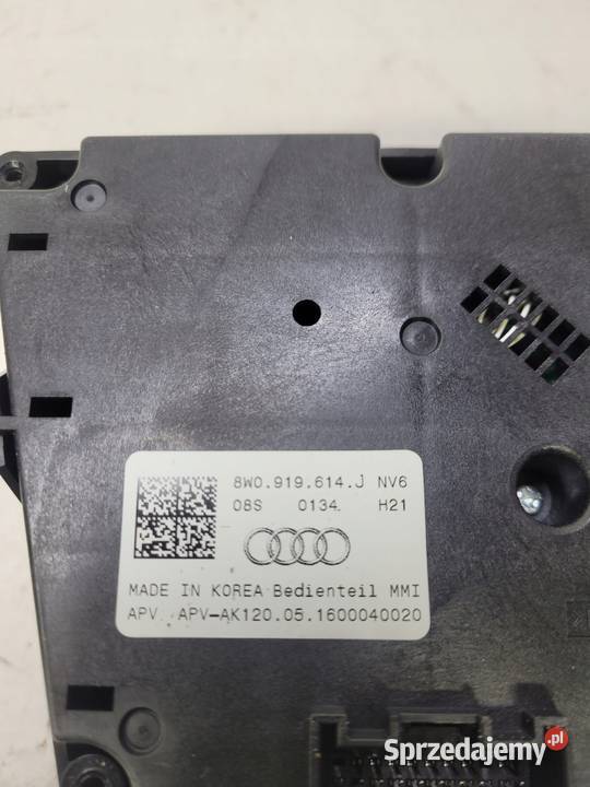 PANEL STEROWANIA MMI AUDI A4 B9 A5 8W 8W0919614J