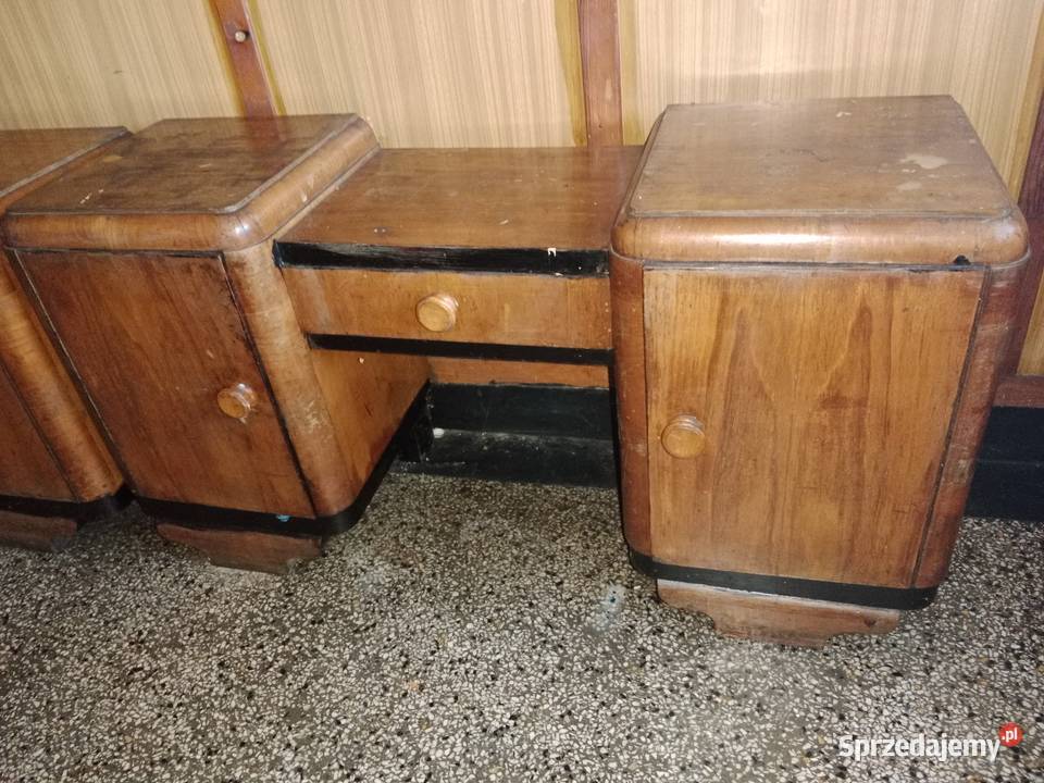Komplet Starych Mebli Art Deco Waterfall 5 śląskie Ruda Śląska