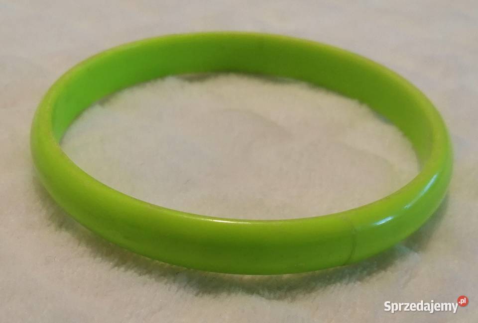 Bransoletka plastikowa zielona 1 66 Zabawka Czeladź sprzedam