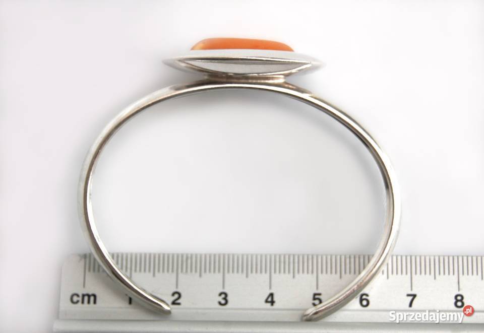 Wisior i bransoletka bursztyn bałtycki mleczny srebro Lublin