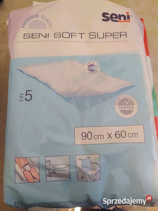 Podkłady higieniczne SENI Soft Super 90x60 Sprzęt rehabilitacyjny i ortopedyczny