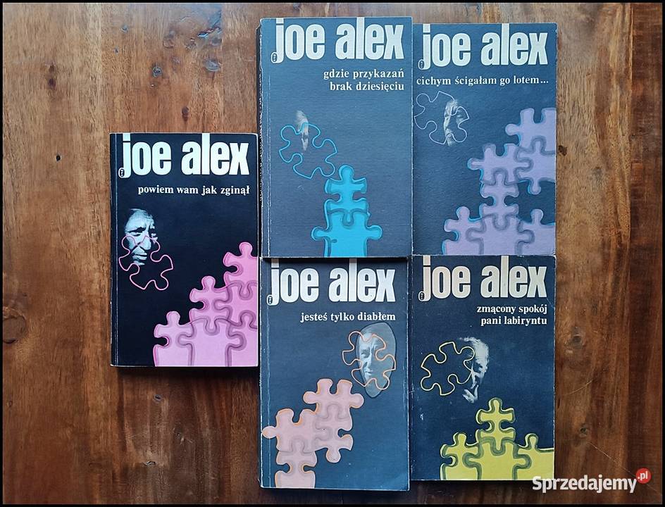 książki Joe Alex kryminały kpl 5x Tanio Warszawa