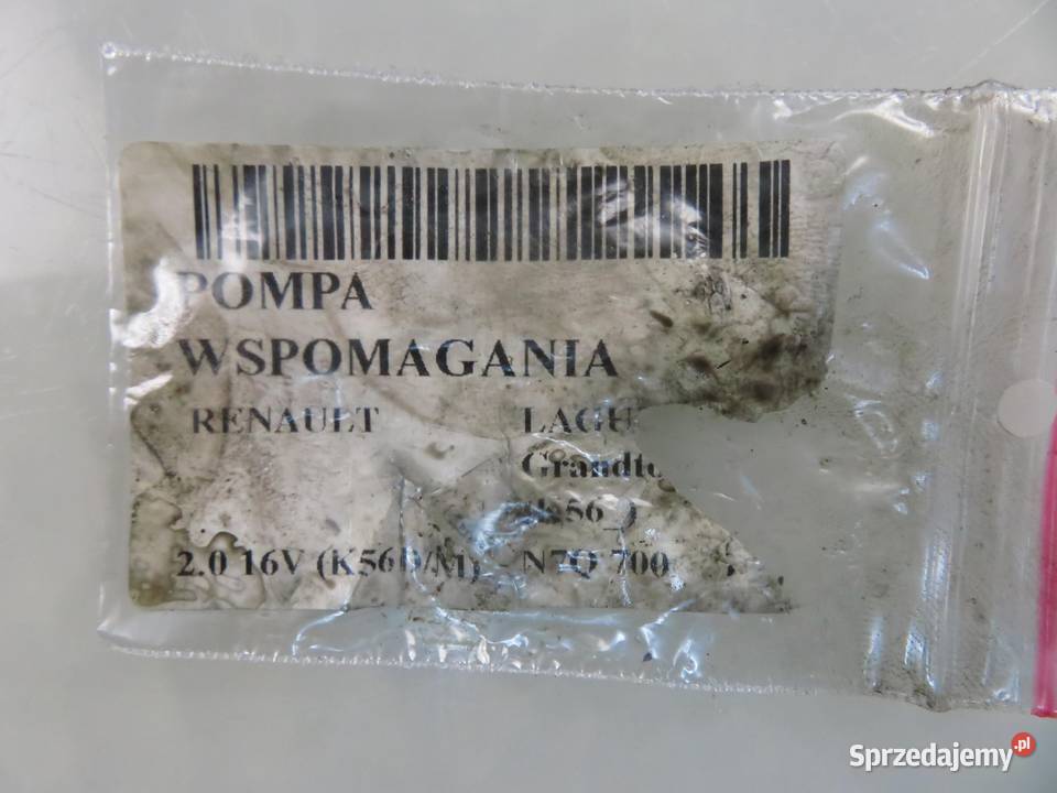 POMPA WSPOMAGANIA RENAULT LAGUNA I 20 16V sprzedam