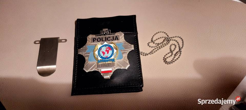 Odznaka policyjna IPA etui kolekcjonerska Warszawa sprzedam