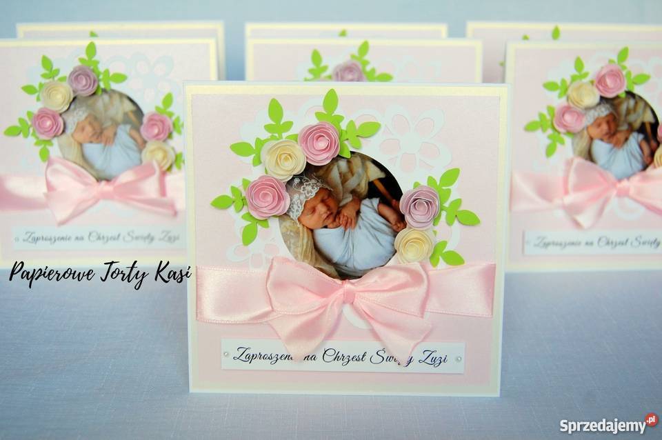 Zaproszenia na chrzest święty Wrocław sprzedam