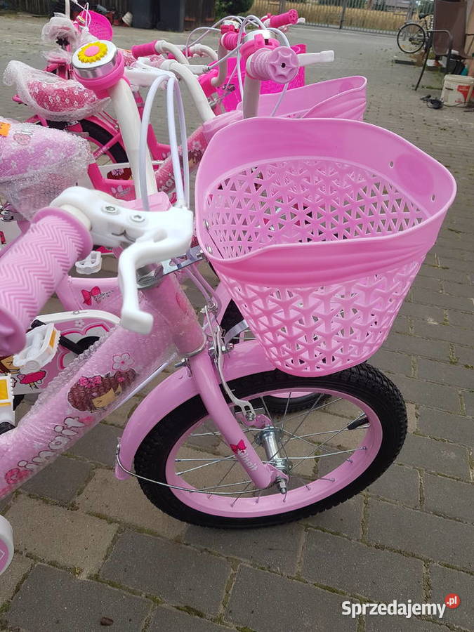 Rower dziecięcy 16 Rowerek różowy Ginait 4 Rowerki i pojazdy wielkopolskie Głogowa