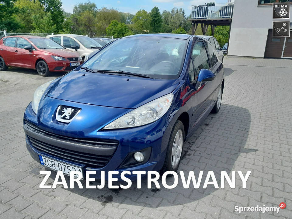 Peugeot 207 14i klimatyzacja alufelgi elektryka centralny zamek zachodniopomorskie Gryfino