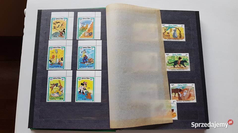 Zestaw 154 znaczków bajki myszka Mickey Disney Filatelistyka