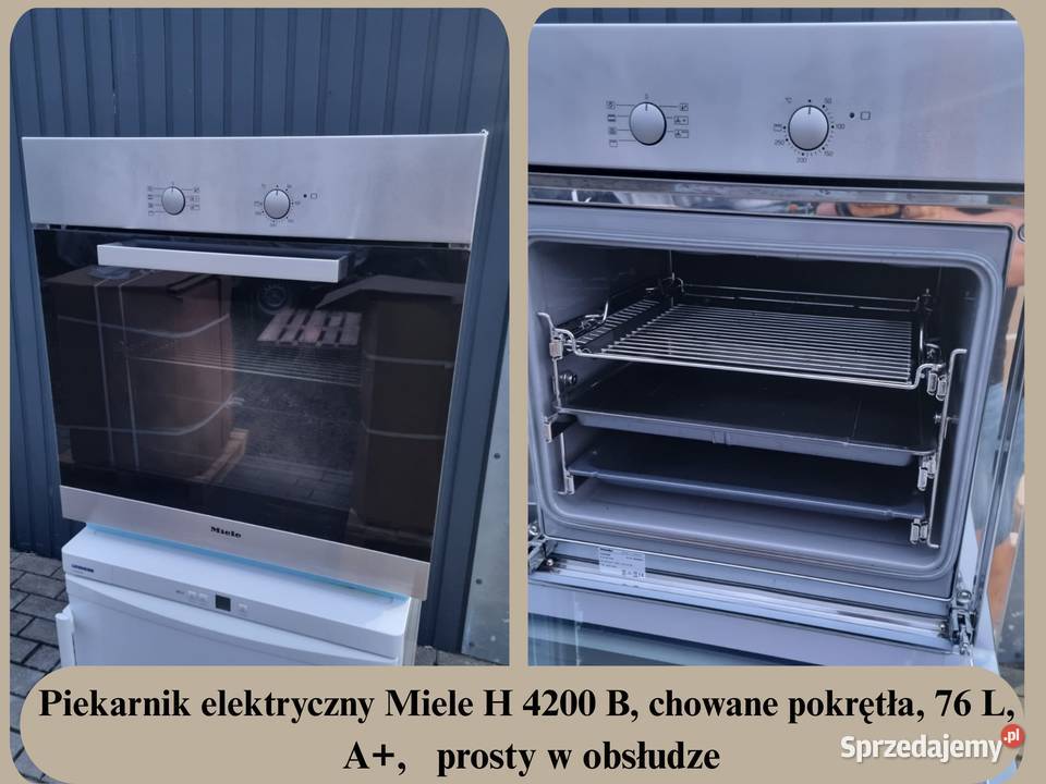 Piekarnik Miele H 4200 B chowane pokrętła 76L A Wrocław