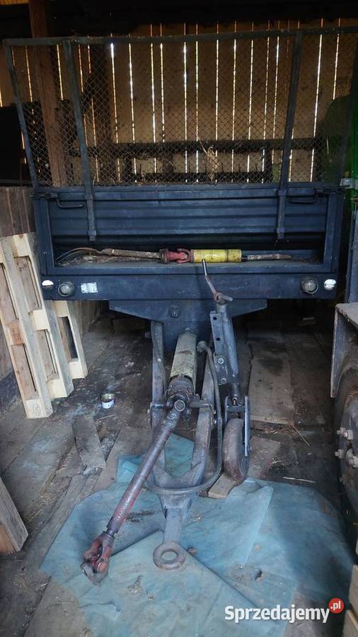 Rozrzutnik obornika polski jednoosiowy 35t Przyczepy rolnicze Łużna sprzedam