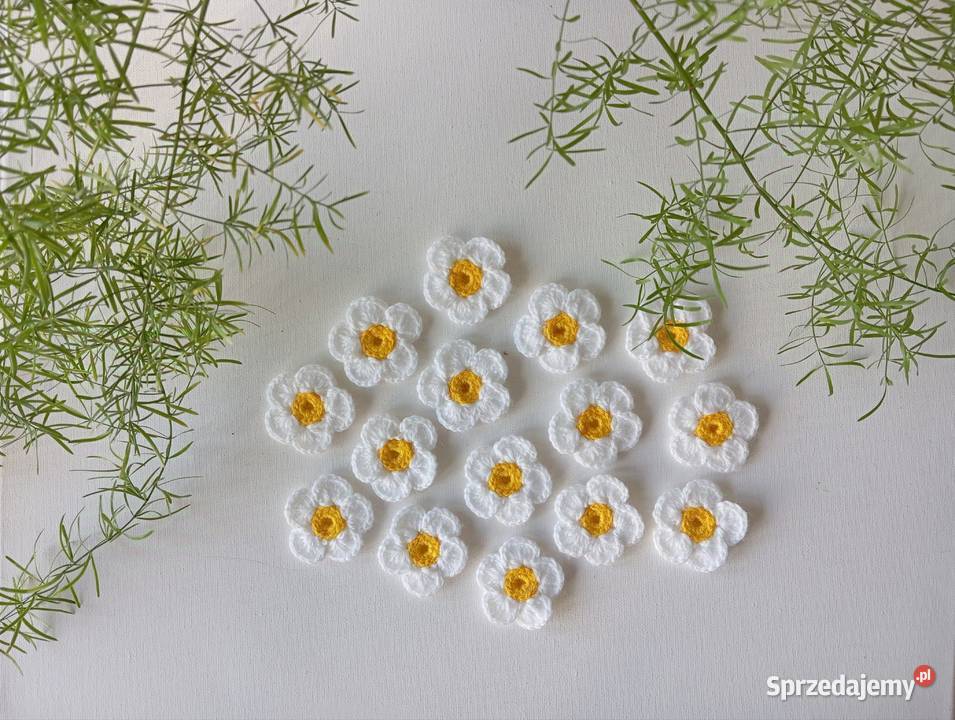 Szydełkowe kwiatki 5