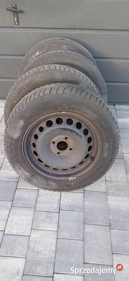 Opony zimowe r15 18565 felgi 4x100 małopolskie Wadowice