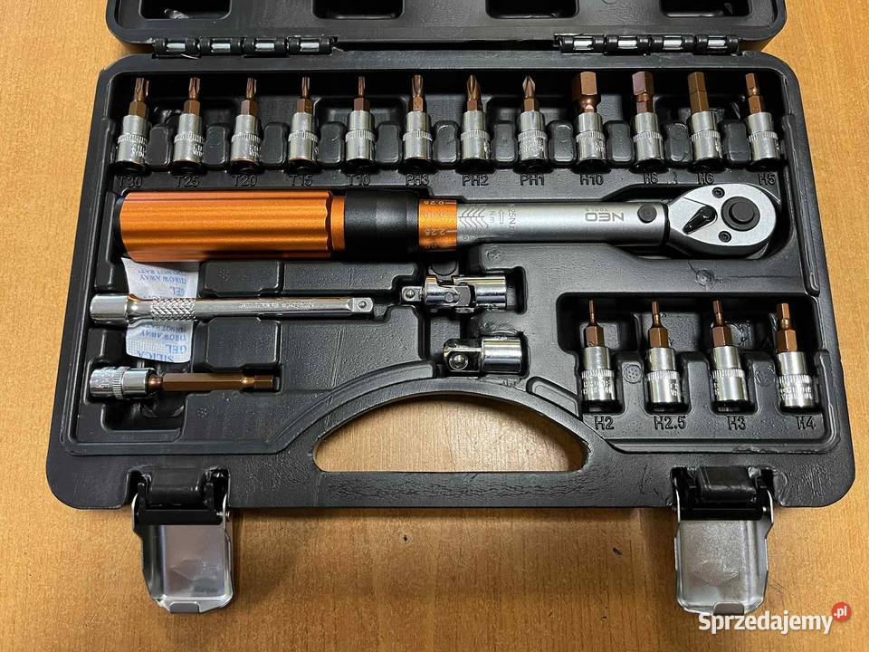 Klucz dynamometryczny NEO Tools 08821 Zestaw 21 Klucze Elbląg sprzedam