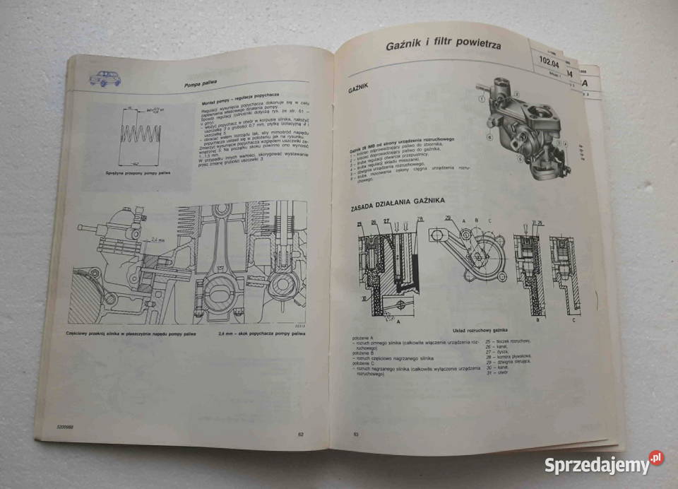 Polski Fiat 126p Autoryzowana Instrukcja Napraw Pozostałe łódzkie sprzedam