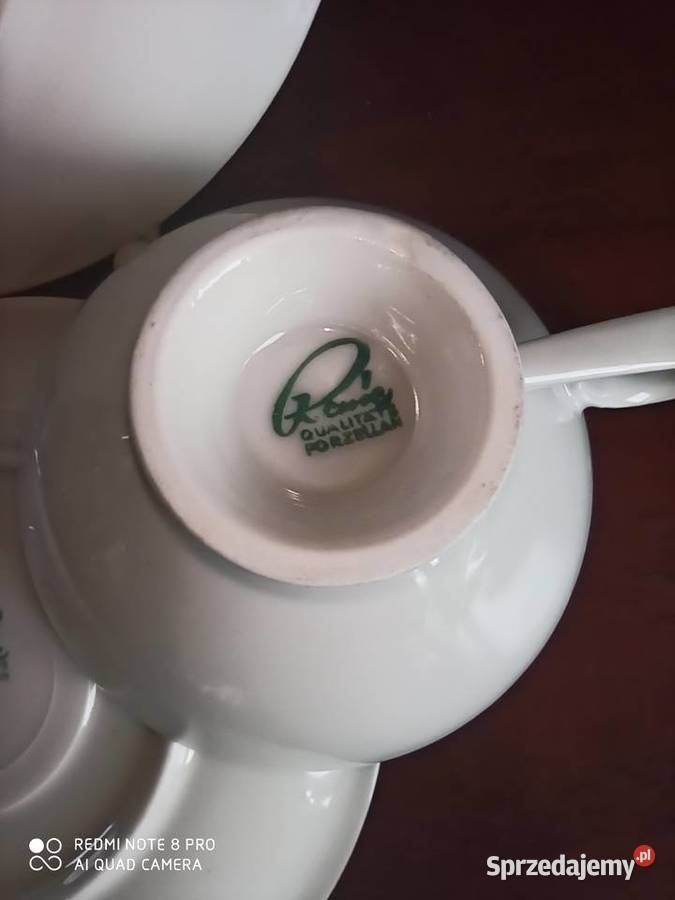 Filiżanka z talerzykiem deserowymRenie Qualitets Gdańsk