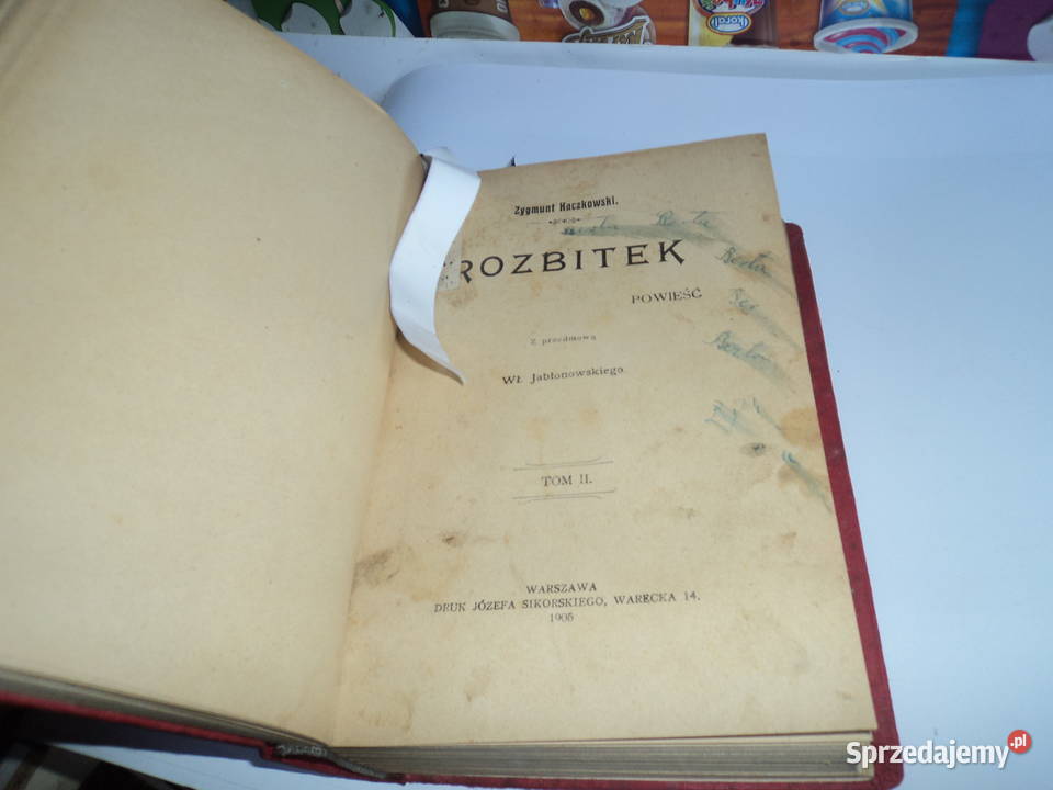 Rozbitek tom 14 komplet Zygmunt Kaczkowski 1905r Nowy Sącz
