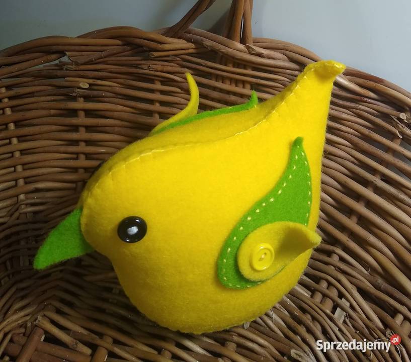Kura Kurka Filc Felt Wielkanoc Handmade Kolczyki Gdańsk