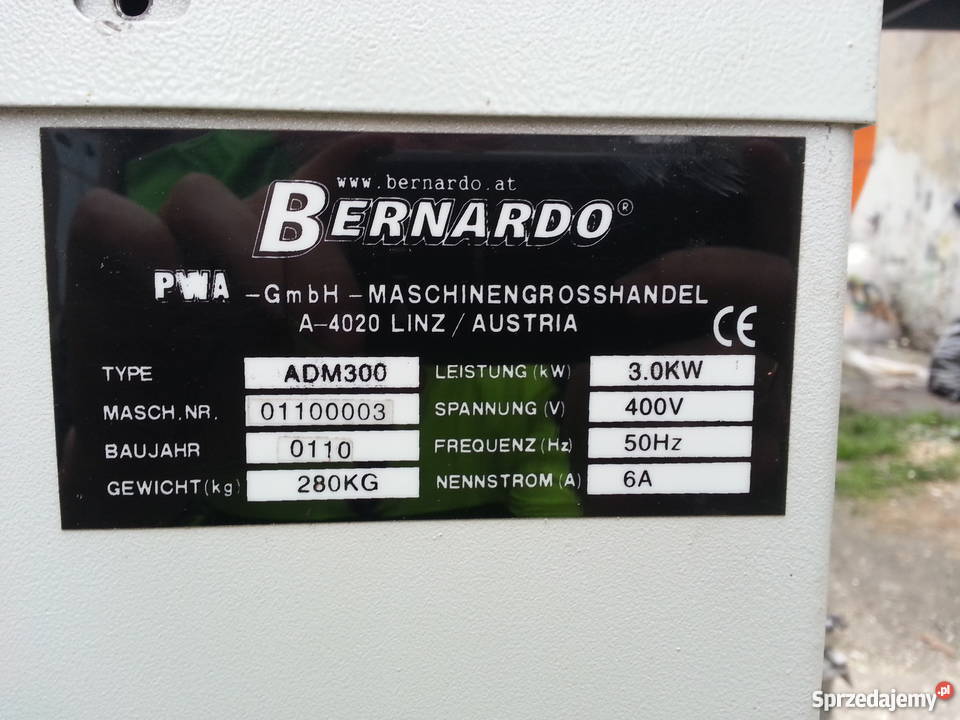 Strugarkogrubościówka BERNARDO ADM 300 Bolesławiec