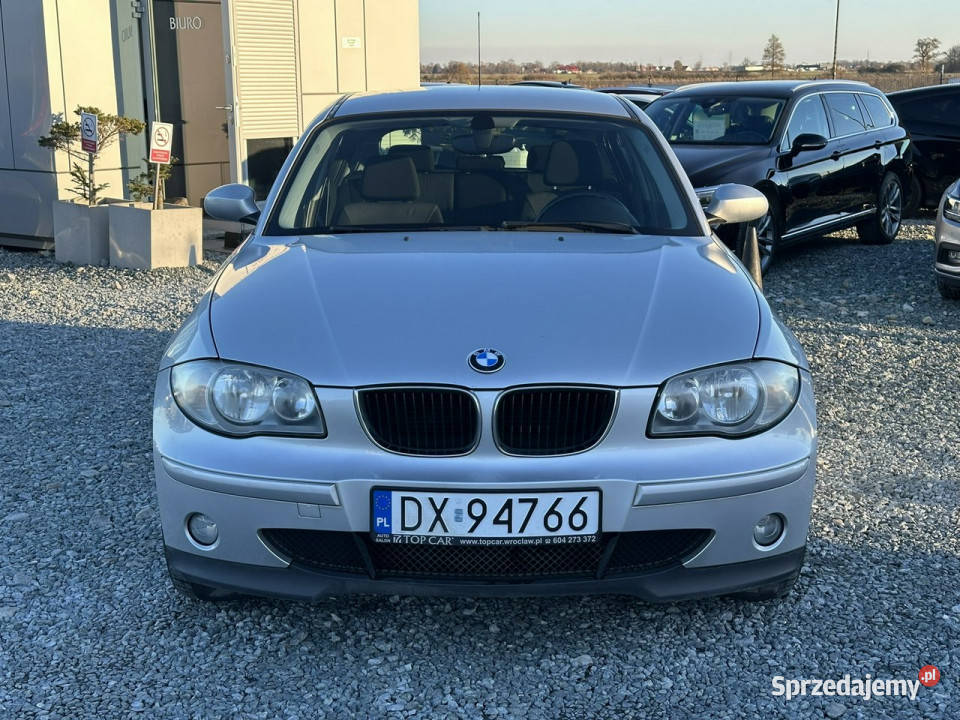 BMW 116 16i 116 87 zadbana E87 20042013 srebrny Wojkowice