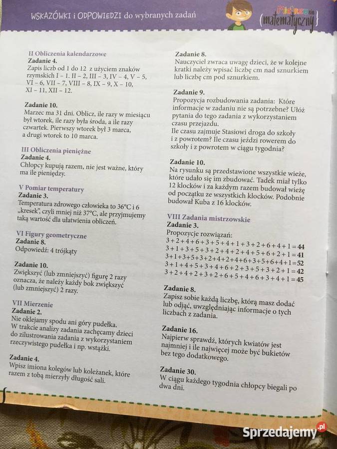 mistrzunio matematyczny zadaniazagadki kl 1 Podręczniki Skarżysko Kościelne