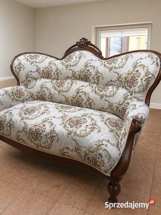 Oryginalna zabytkowa sofa Ludwik XV pełnej Kraków