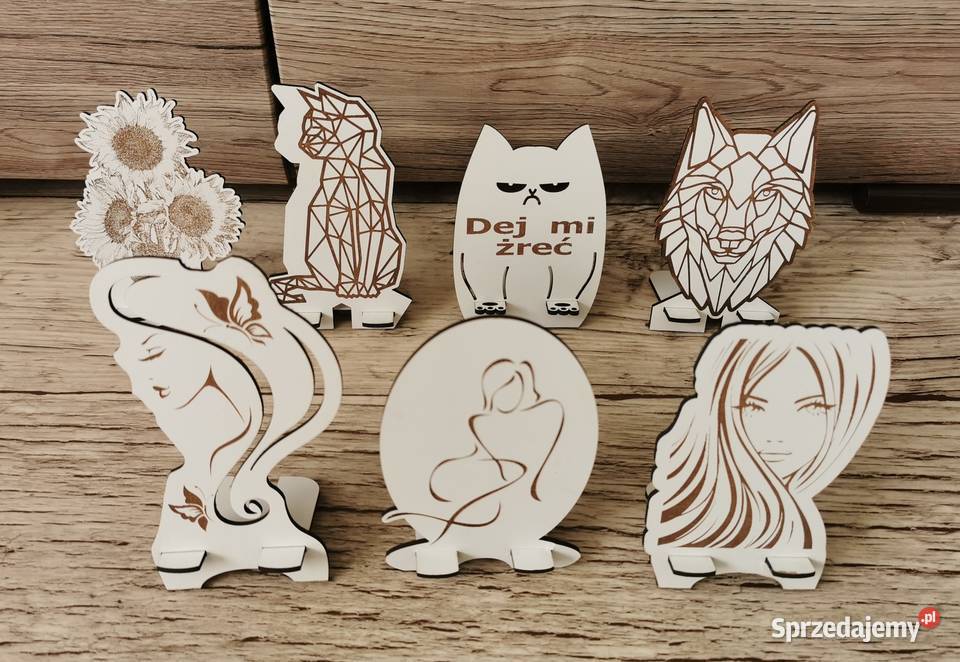 Stojak podstawka pod telefon różne wzory możliwa Jankowice