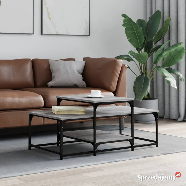 Stolik kawowy szary dąb sonoma 102x60x45 Warszawa