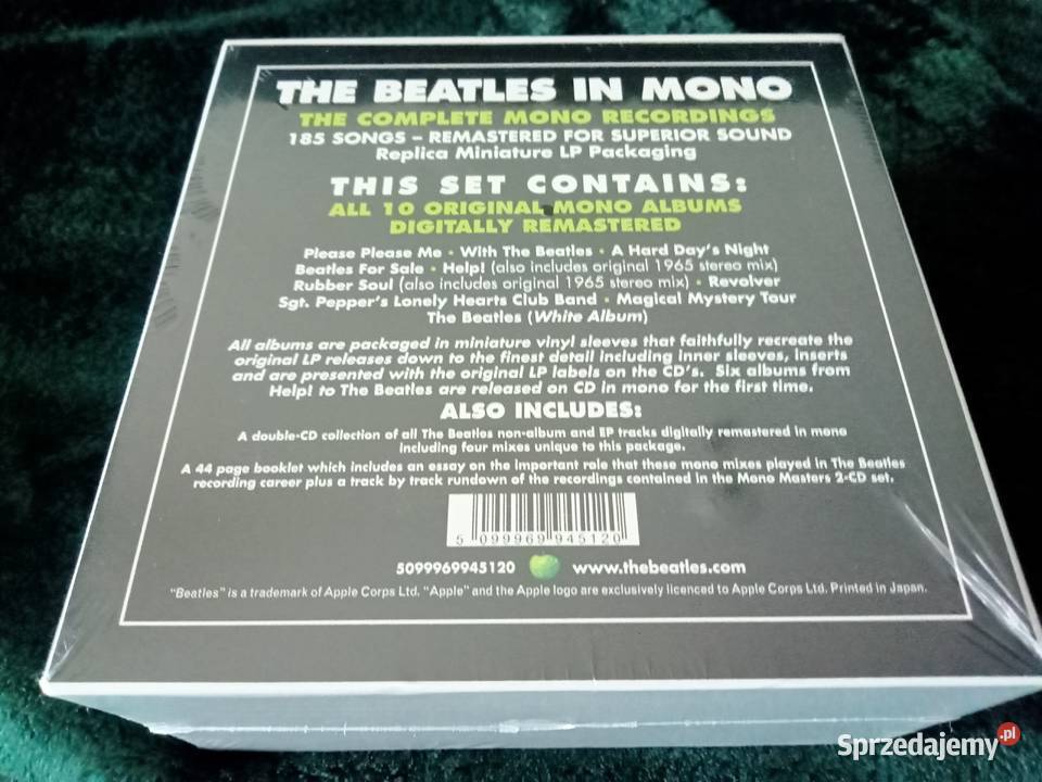 The Beatles in mono 13 x cd box mazowieckie