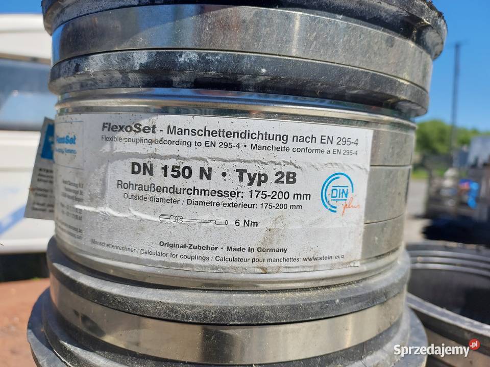 Flexoset Manschettendichtung Nach DN 150 S Typ Łazy