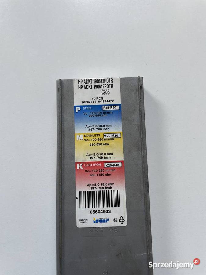 Płytki ISCAR HP ADKT2207PDTR IC950 ADKT łódzkie