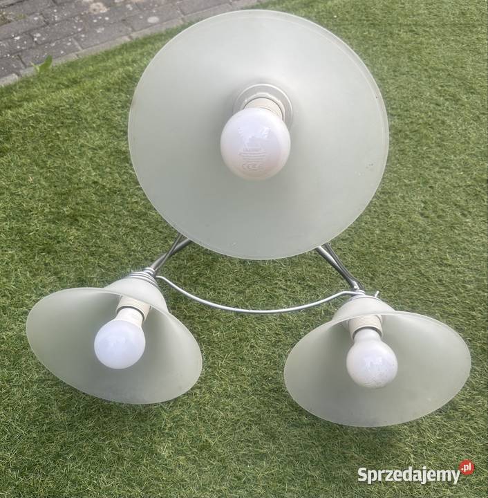 Lampa sufitowa 3punktowa z kloszami matowymi Bogdanowo