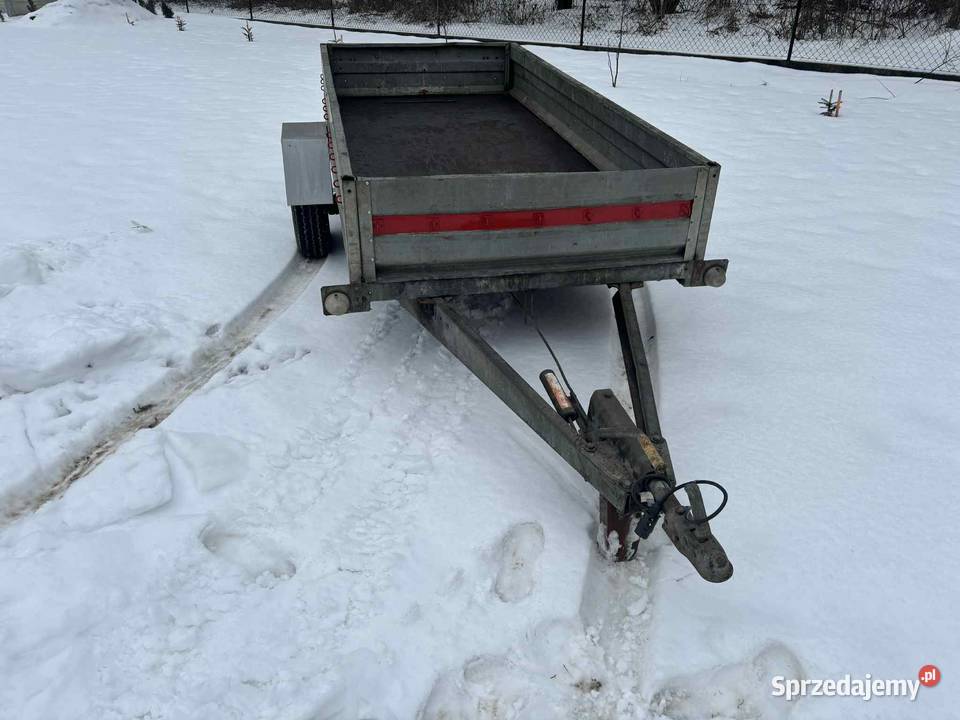 przyczepka samochodowa Niewiadów z chamulcem Andrychów