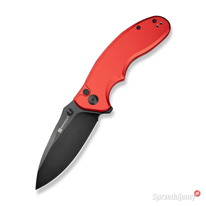 Nóż składany Sencut Cybrix Red Aluminium Black Warszawa