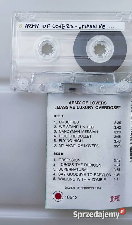 Army of Lovers The Best of i Massive Luxury kaseta Płyty i kasety Bochnia