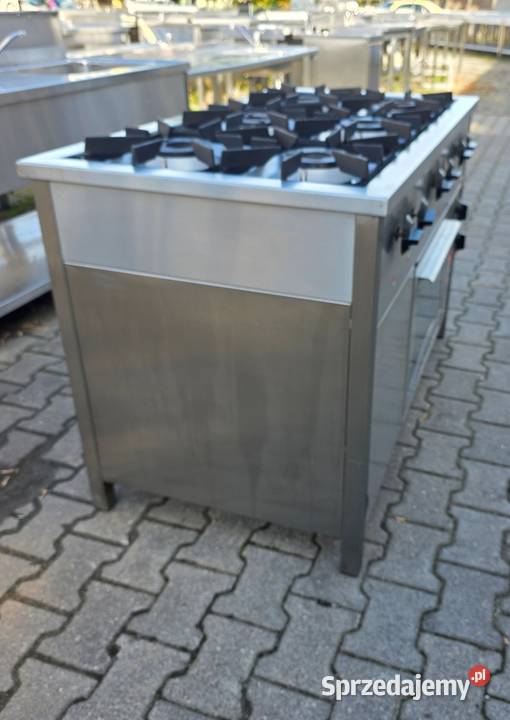 Kuchnia Gazowa 6 Pal Piekarnik Elekt EGAZ S458 N Nowe Skalmierzyce