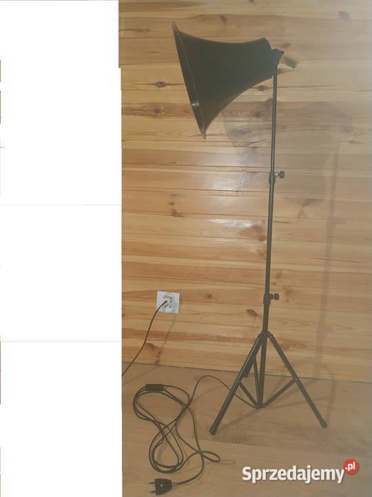 Dekoracyjna lampa stojąca z płyty winylowej E27 Choroń