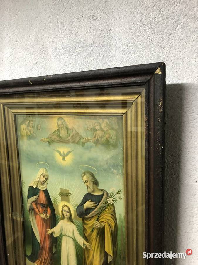 Zabytkowa ikona otwierana łódzkie Łowicz sprzedam